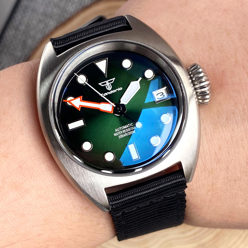 Seiko Watch Presage - Jam Tangan Mekanis Penyelam Militer 36mm