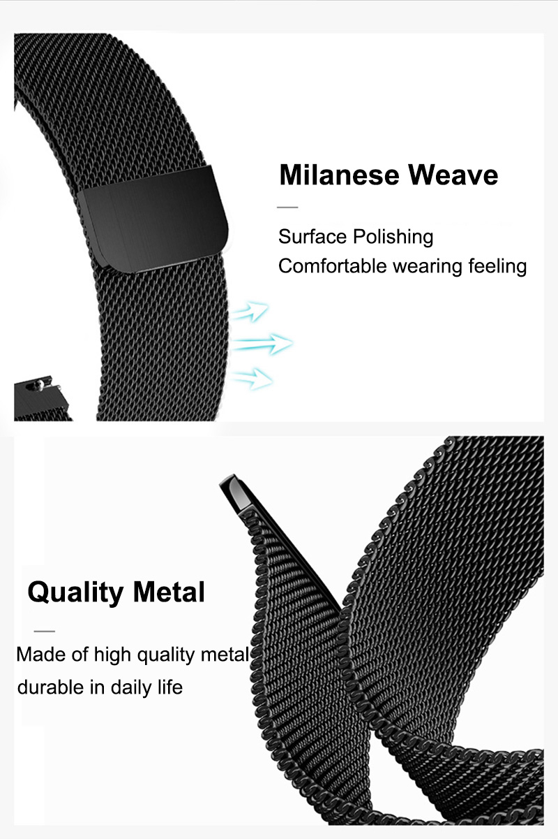 Tali Milanese Loop untuk Huawe - Milanese Loop Magnetic ulasan dan harga
