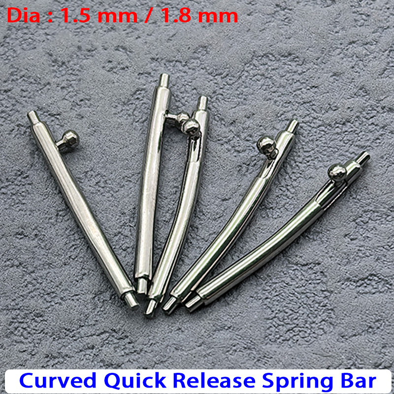 Dia 1,5/1,8 mm, Batang Pegas L - Curved Spring Bar ulasan dan harga