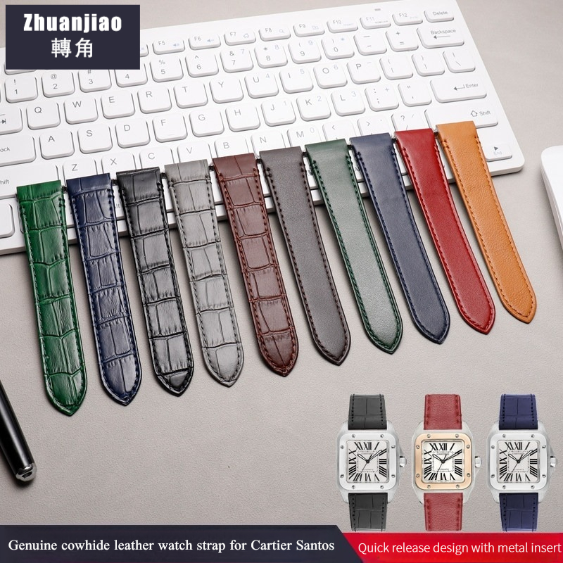 Tali Jam Tangan Kulit Sapi Ber - Cartier Watch Tank ulasan dan harga