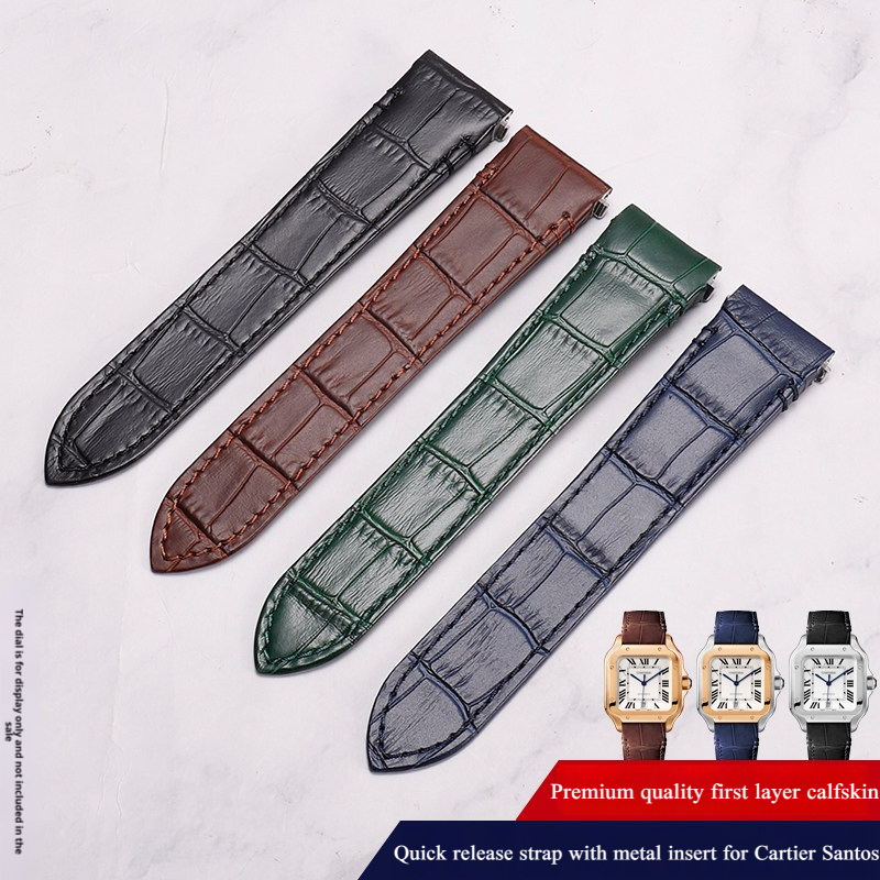 Tali Jam Tangan Kulit Sapi Ber - Cartier Watch Tank ulasan dan harga
