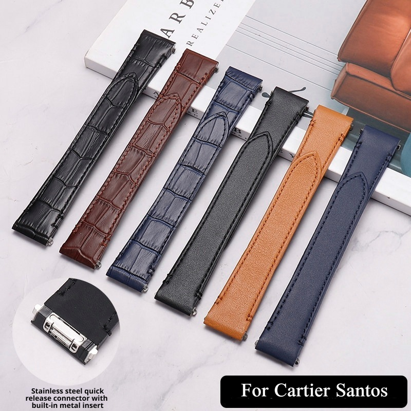 Tali Jam Tangan Kulit Sapi Ber - Cartier Watch Tank ulasan dan harga