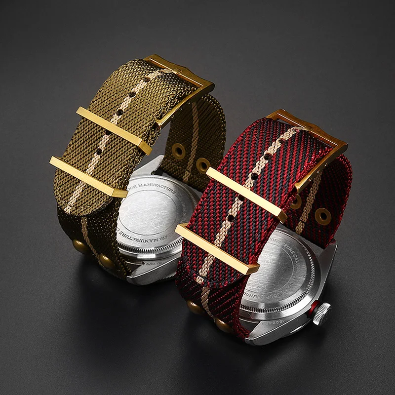 Retro dengan paku keling tali  - Nato Strap Nylon ulasan dan harga