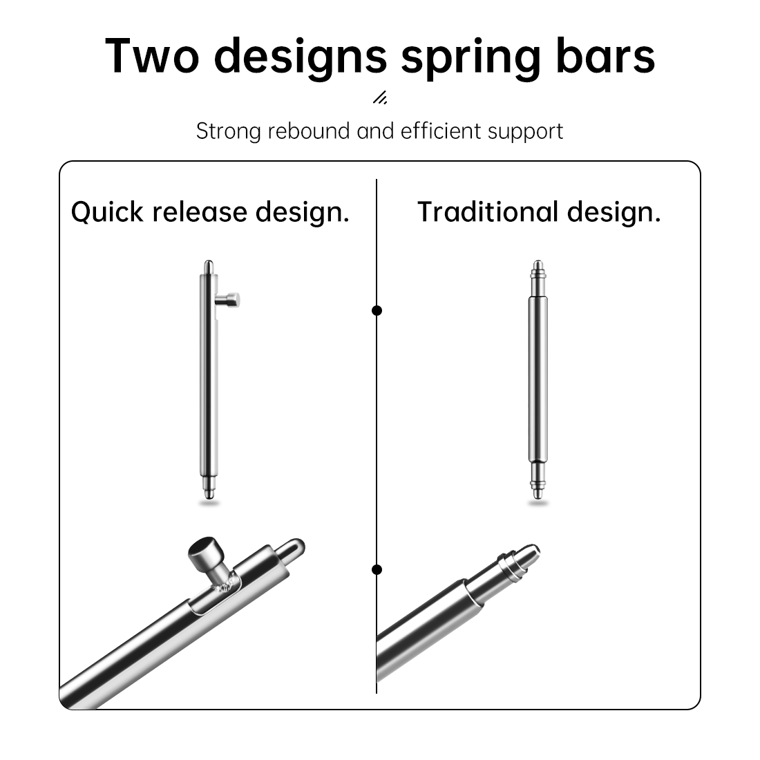 Maikes 316L jam tangan cepat l - Curved Spring Bar ulasan dan harga