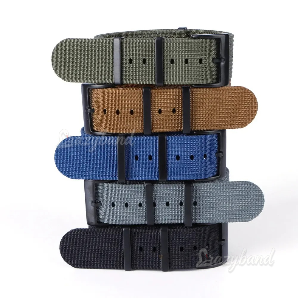 Tali Jam Tangan Nylon Baru 18m - Nato Strap Nylon ulasan dan harga