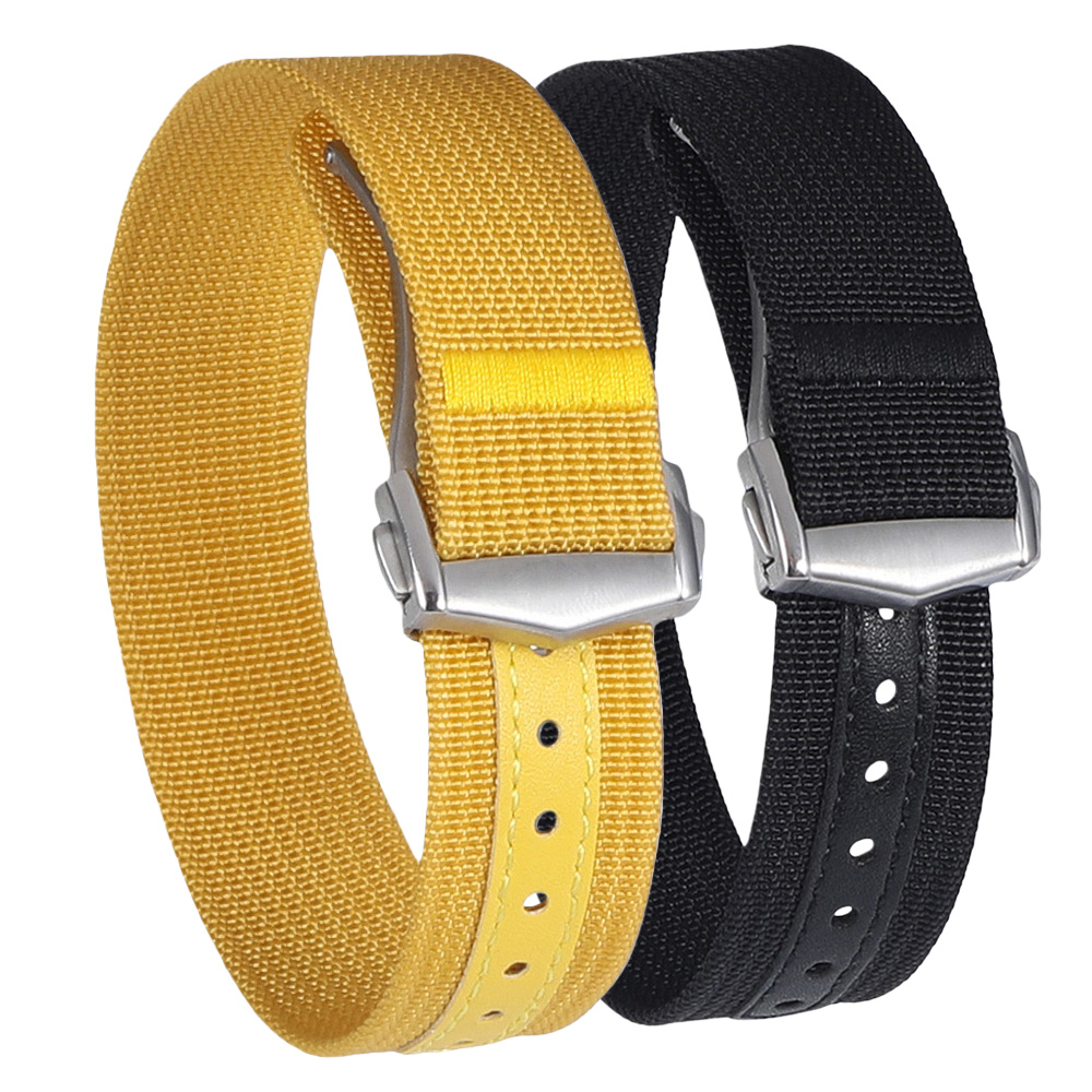 Tali Jam Tangan Nilon Gesper L - Suede Strap Watch ulasan dan harga