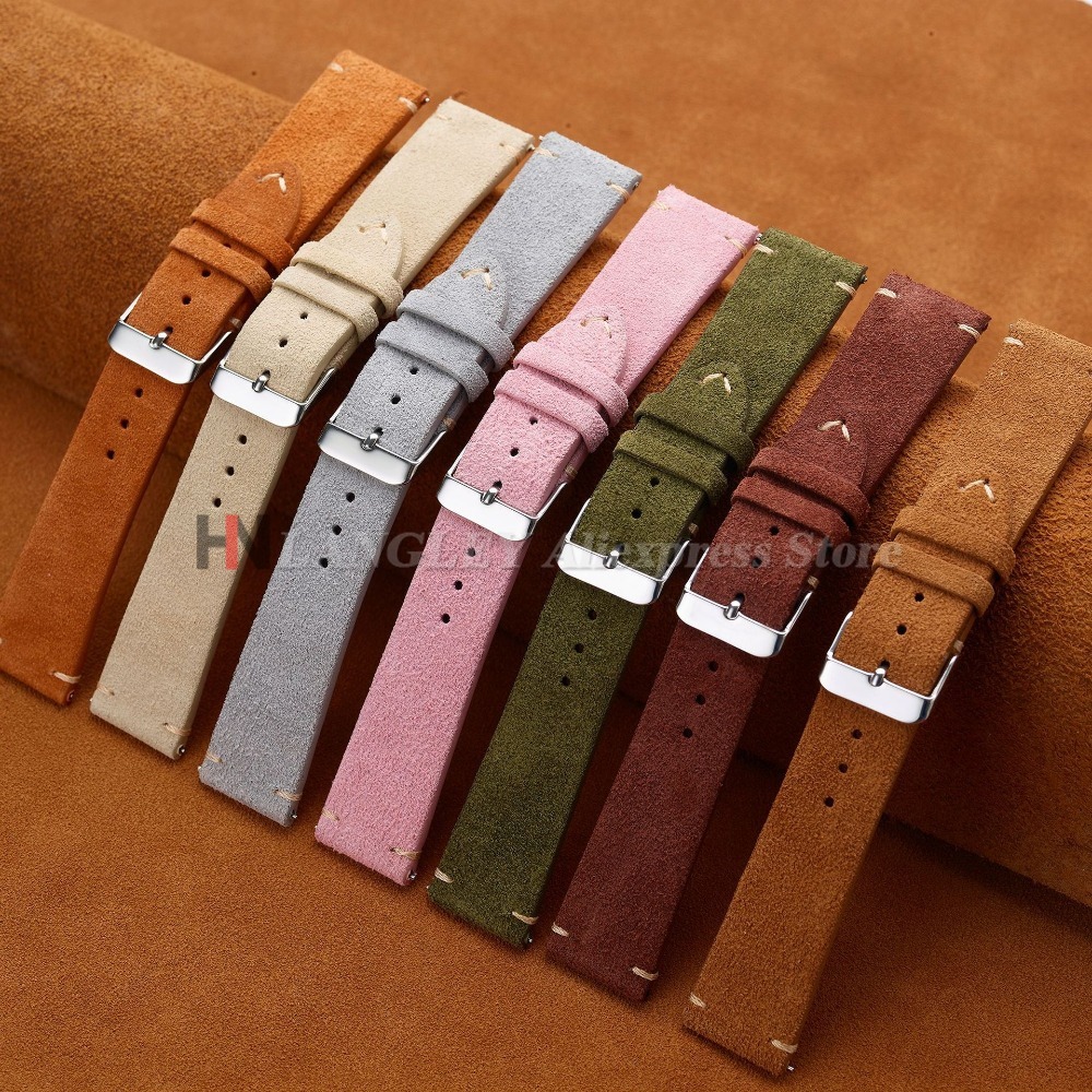 14/16mm 18mm 19mm 20mm 21mm 22 - Suede Strap Watch ulasan dan harga