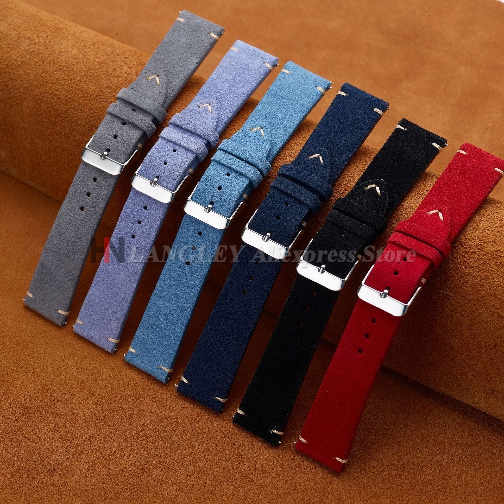 14/16mm 18mm 19mm 20mm 21mm 22 - Suede Strap Watch ulasan dan harga