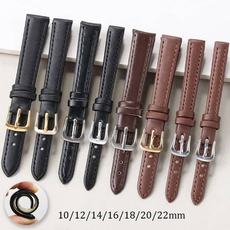 Tali kulit PU 10mm 12mm 14mm 1 - Suede Strap Watch ulasan dan harga
