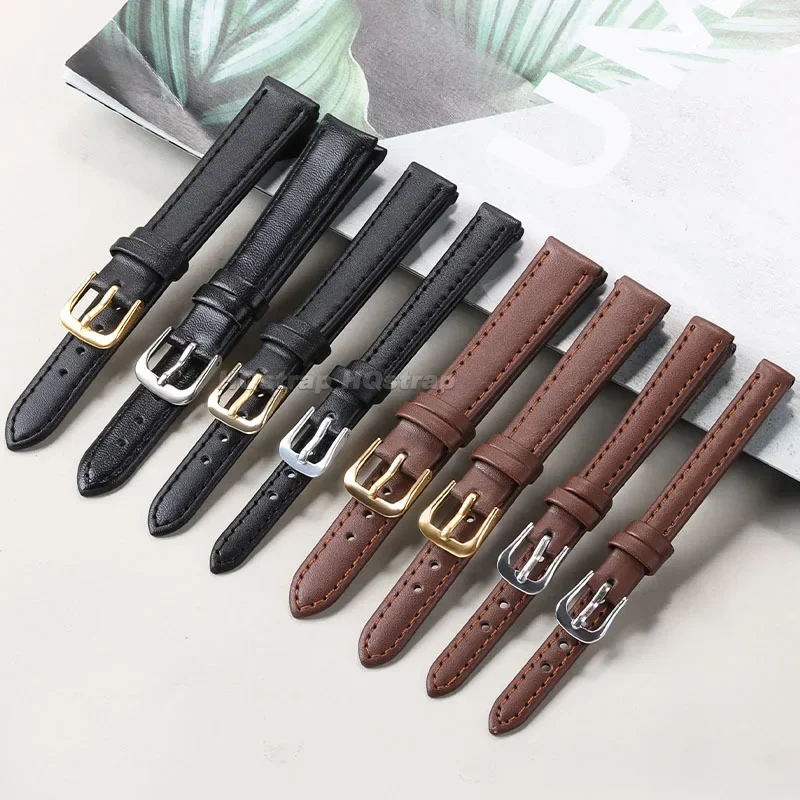 Tali kulit PU 10mm 12mm 14mm 1 - Suede Strap Watch ulasan dan harga